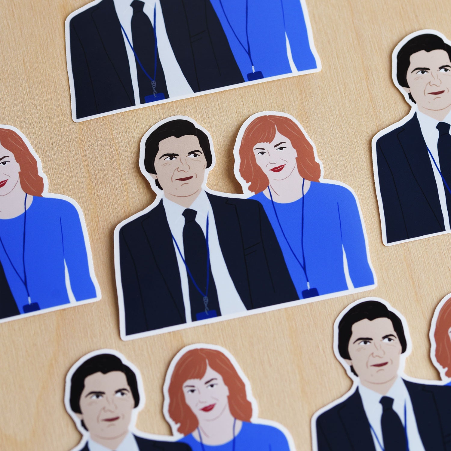 Mark S and Helly R Severance sticker
