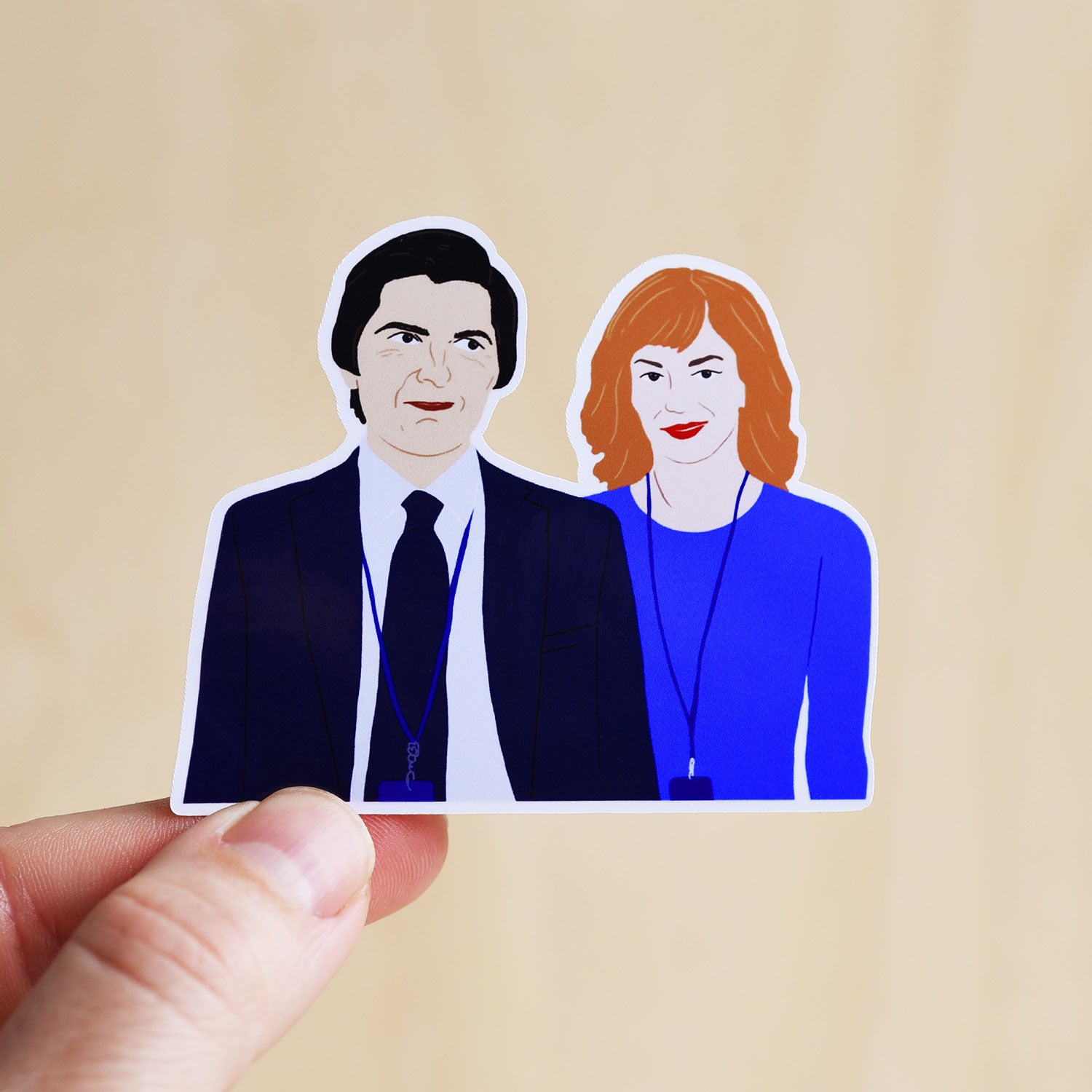 Mark S and Helly R Severance sticker
