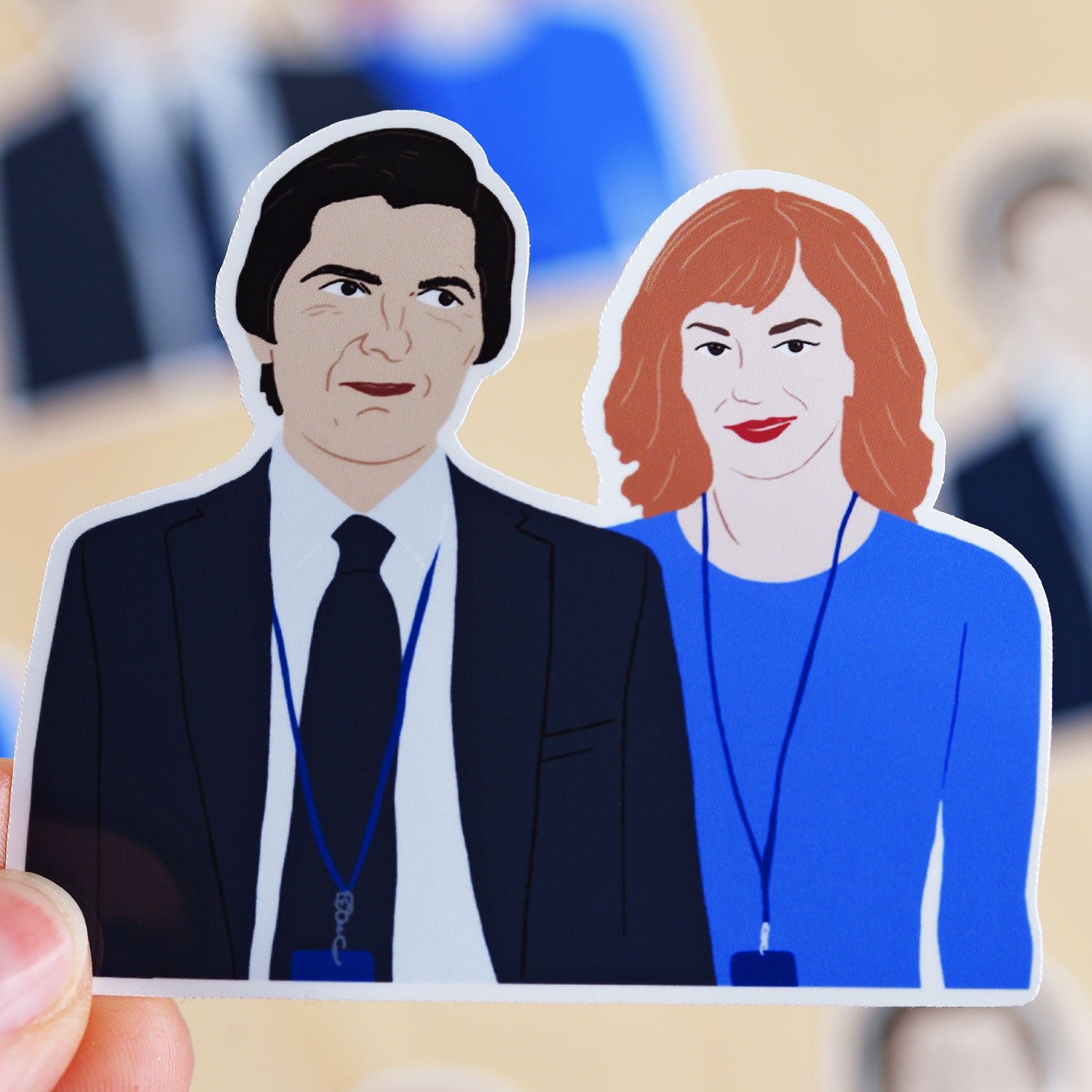 Mark S and Helly R Severance sticker