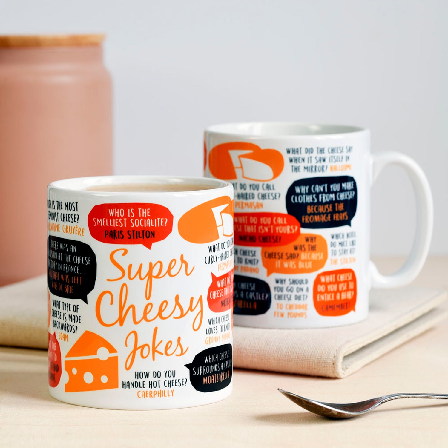 Super Cheesy Jokes Mug