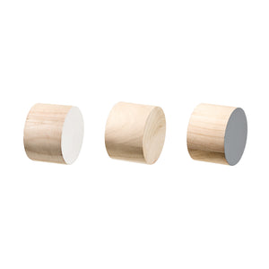 Pine coat hooks (set of three) - three sizes