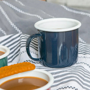 Enamel mug 375ml - various colours