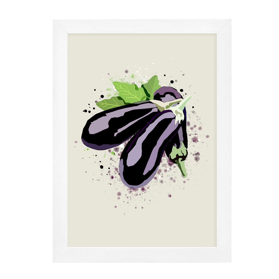 Modern Aubergine Print