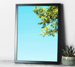 Modern Blue Sky Print