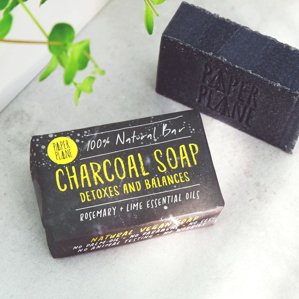 Charcoal Soap Detox Bar 100% Natural Vegan