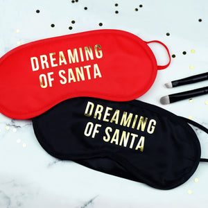 santa eye mask