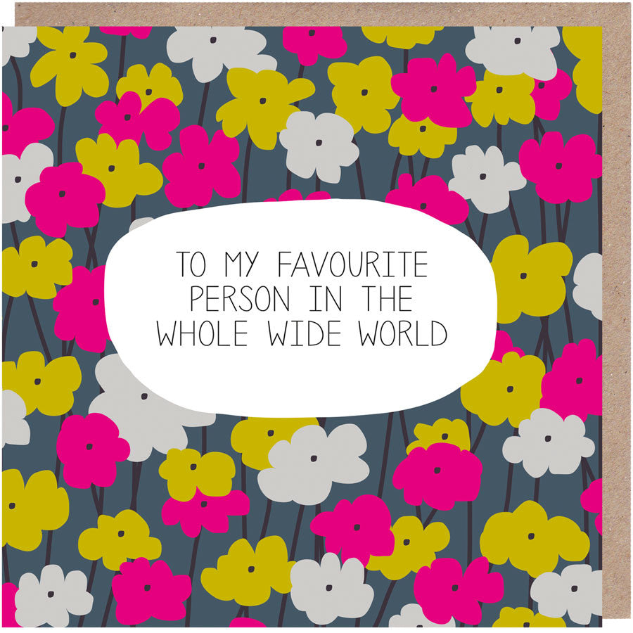 floral anniversary birthday celebrations card