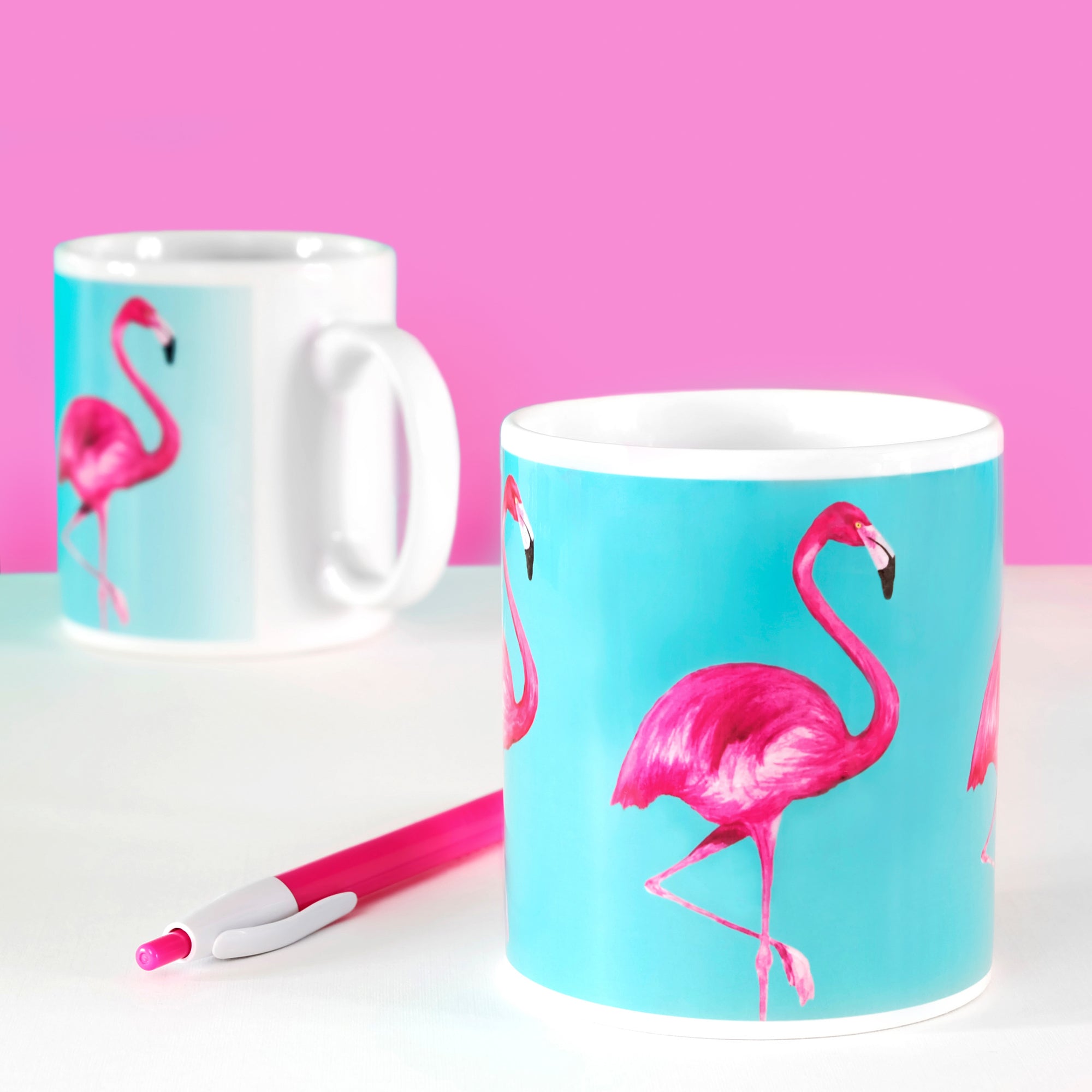 flamingo mug