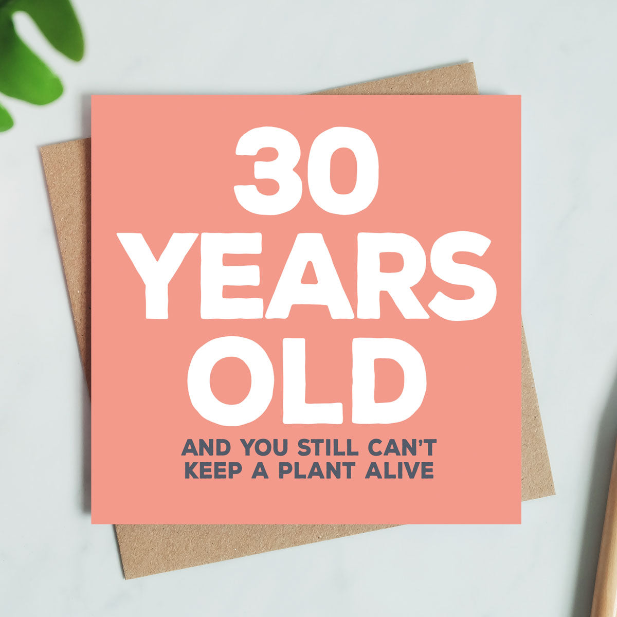 30 Years Old Birthday Card