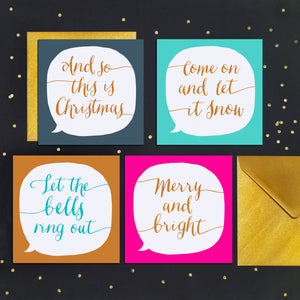 modern christmas cards