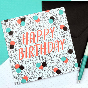 dotty birthday card