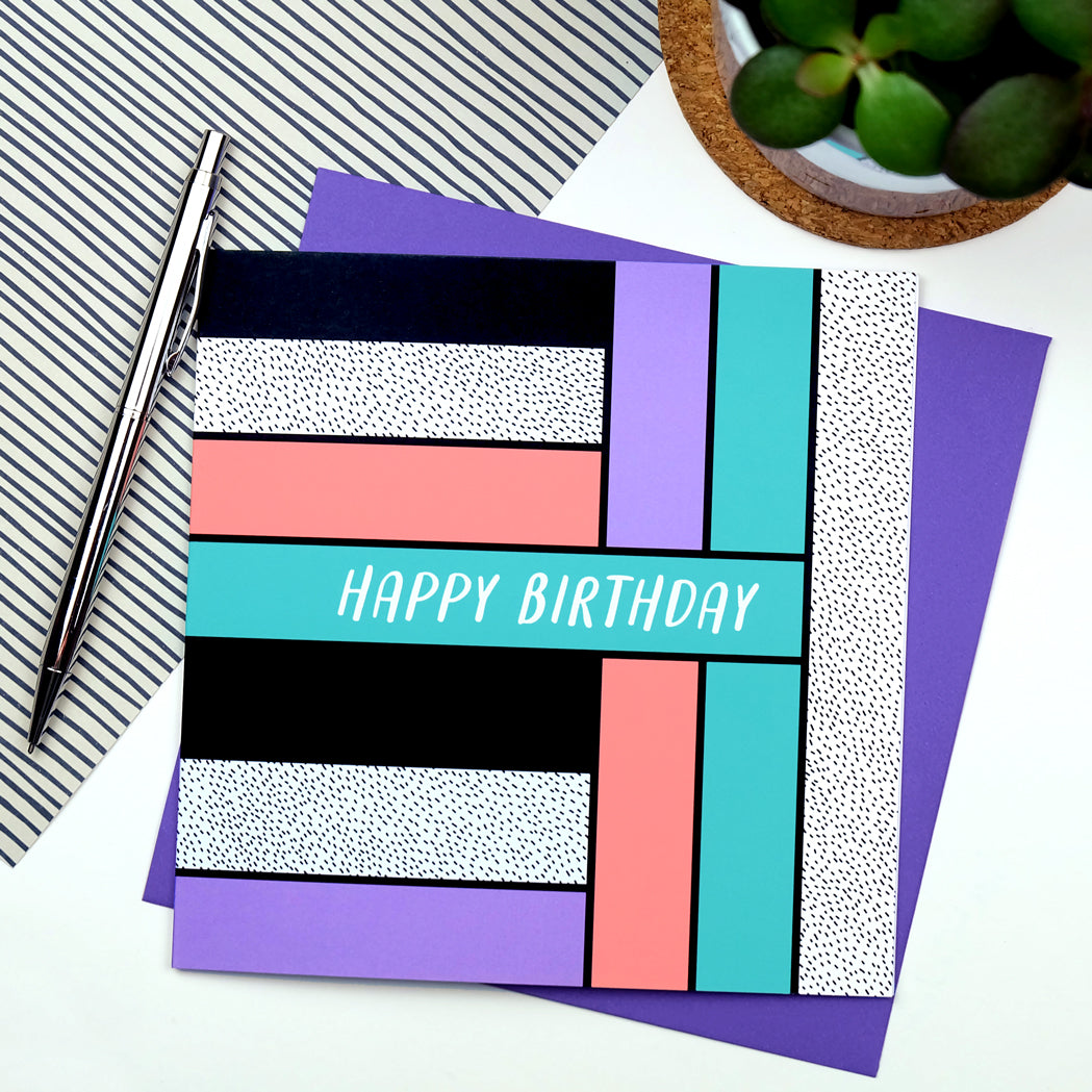 stylish birthday card