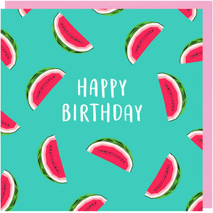 Watermelon Birthday Card