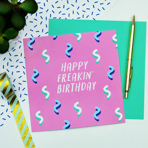 funky birthday card