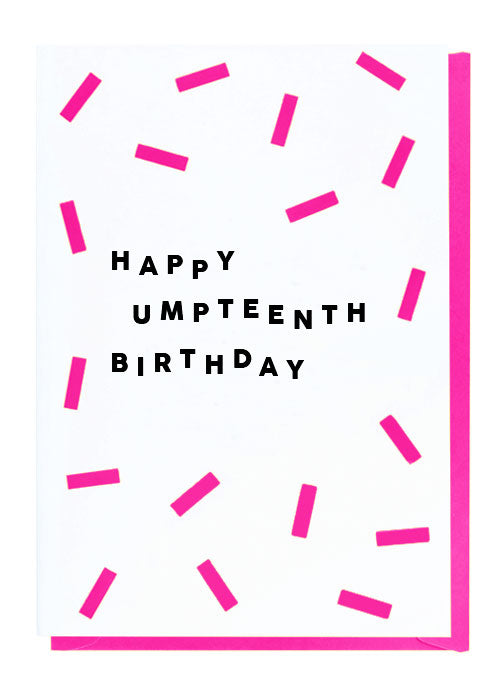 Happy Umpteenth Birthday Card