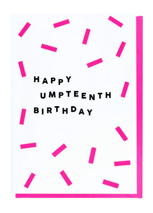 Happy Umpteenth Birthday Card