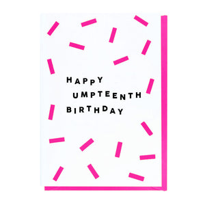 Happy Umpteenth Birthday Card