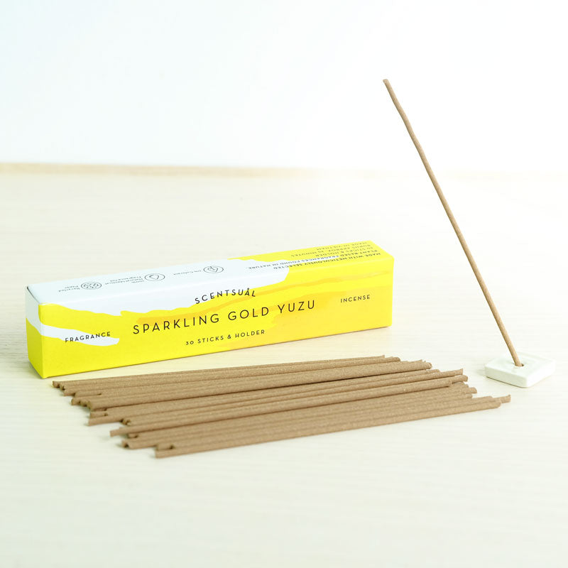 Sparkling Gold Yuzu Scentsual Incense