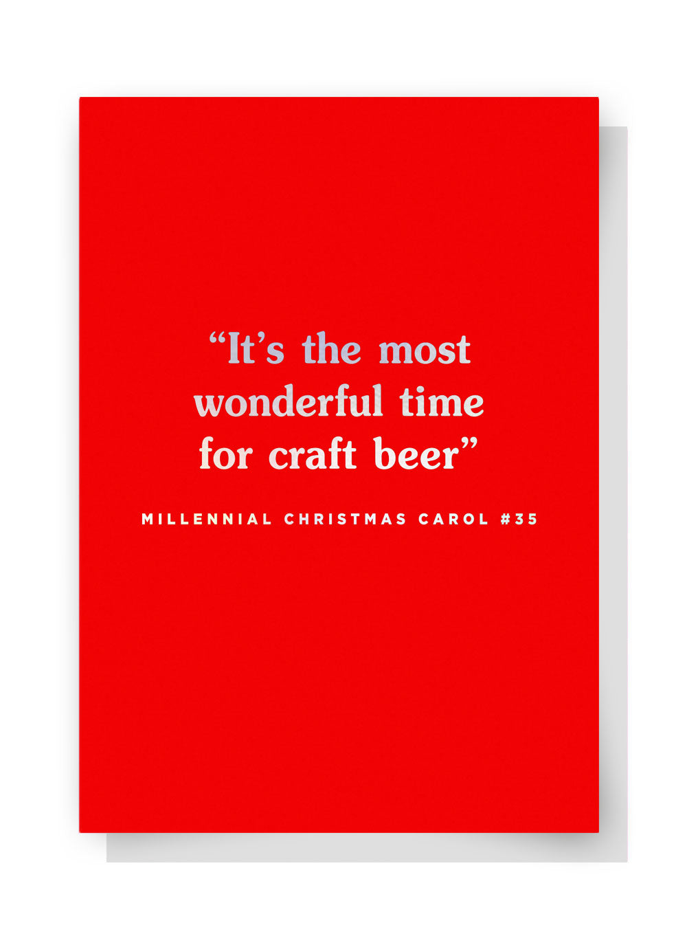 It's The Most Wonderful Time For Craft Beer Christmas Card