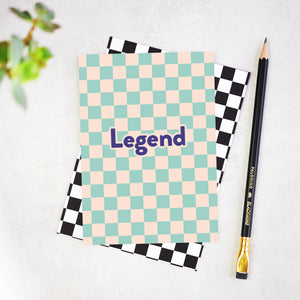 Legend Checkerboard Birthday Card