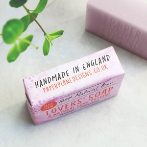 Lovers' Soap 100% Natural Vegan Cruelty Free Plastic-free