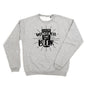 most wonderful time for a beer sweatshirt grey black