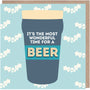 The Most Wonderful Time For A Beer Christmas Card