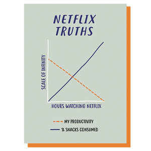 Netflix Truths Funny Card