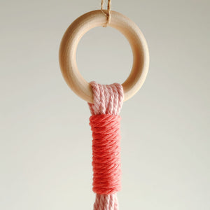 Pink Macramé Plant Hanger