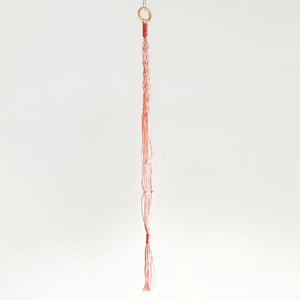 Pink Macramé Plant Hanger