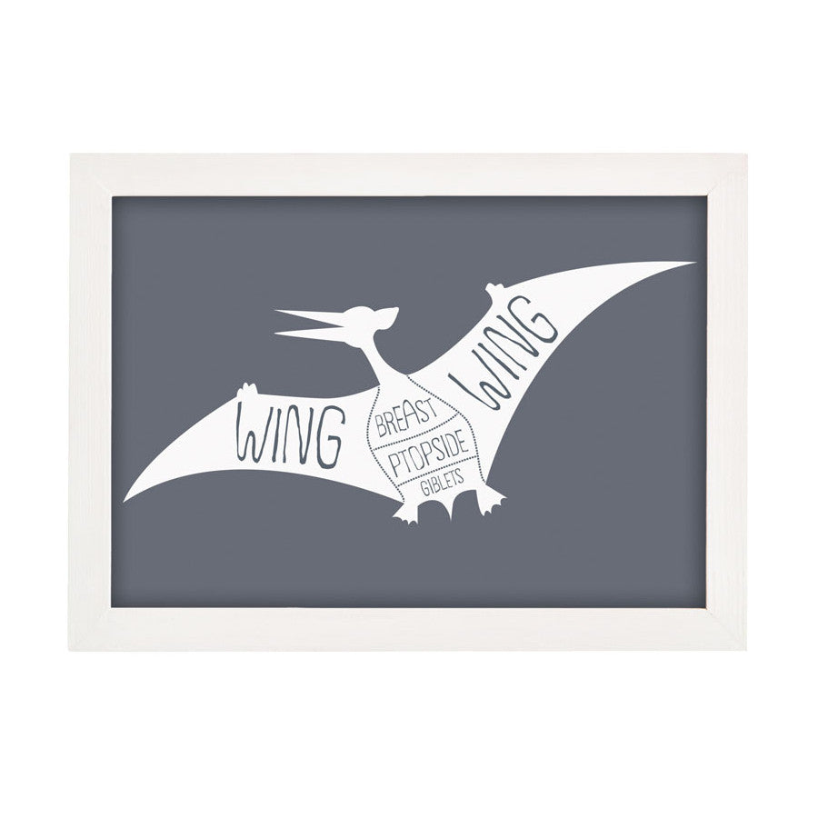 pterodactyl funny dinosaur print