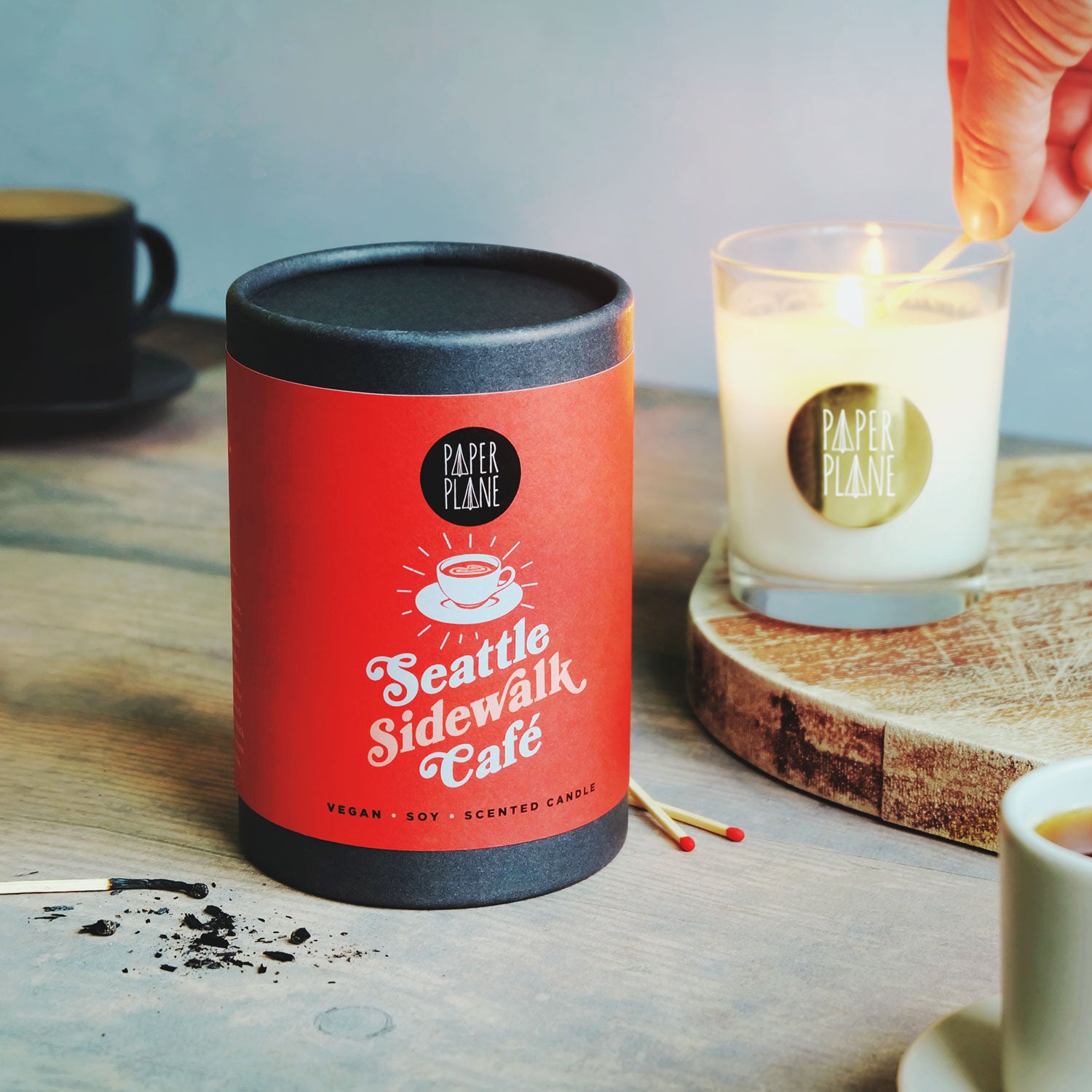 Seattle Sidewalk Café Vegan Soy Candle