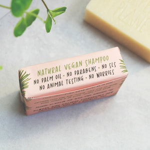 Lavender and Geranium 100% Natural Vegan Plastic-free Solid Shampoo