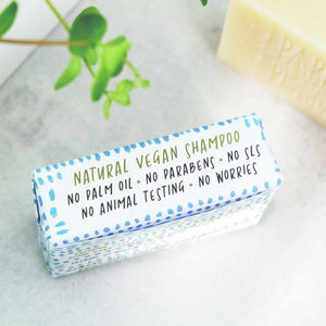 natural shampoo bar