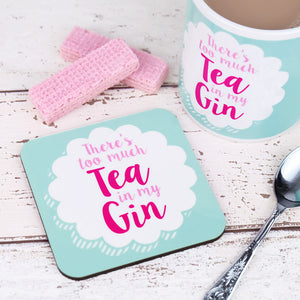 tea gin coaster