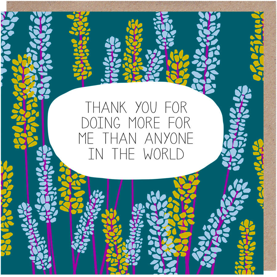 pretty thank you card