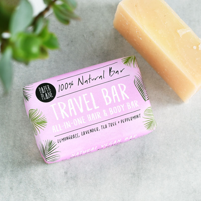 Travel Bar 100% Natural Vegan Plastic-free