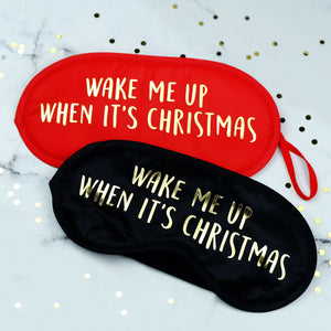 funny christmas eye mask