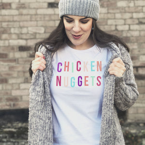 Women's Personalised Food Slogan T Shirt
