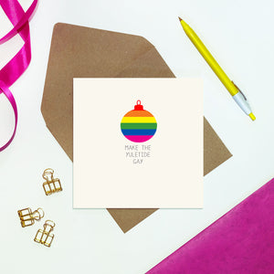 lgbt pride xmas card