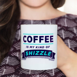 funny blue coffee mug