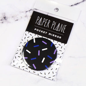 modern Confetti print Pocket Mirror/Badge/Bottle Opener