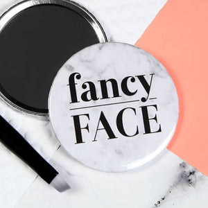 Fancy Face Pocket Mirror/Badge/Bottle Opener