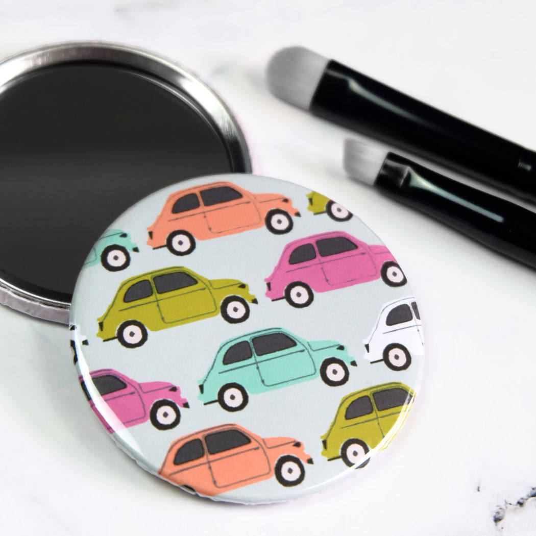 Classic Car Pocket Mirror/Badge/Bottle Opener