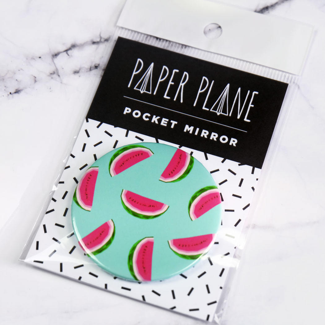 Watermelon Pocket Mirror/Badge/Bottle Opener