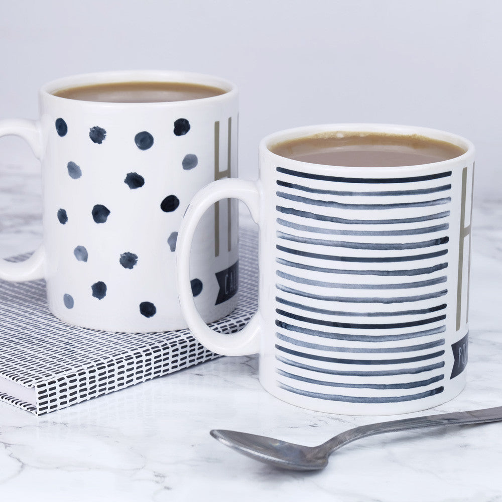 Funny Calls The Shots/Pours The Shots His & Hers Mugs