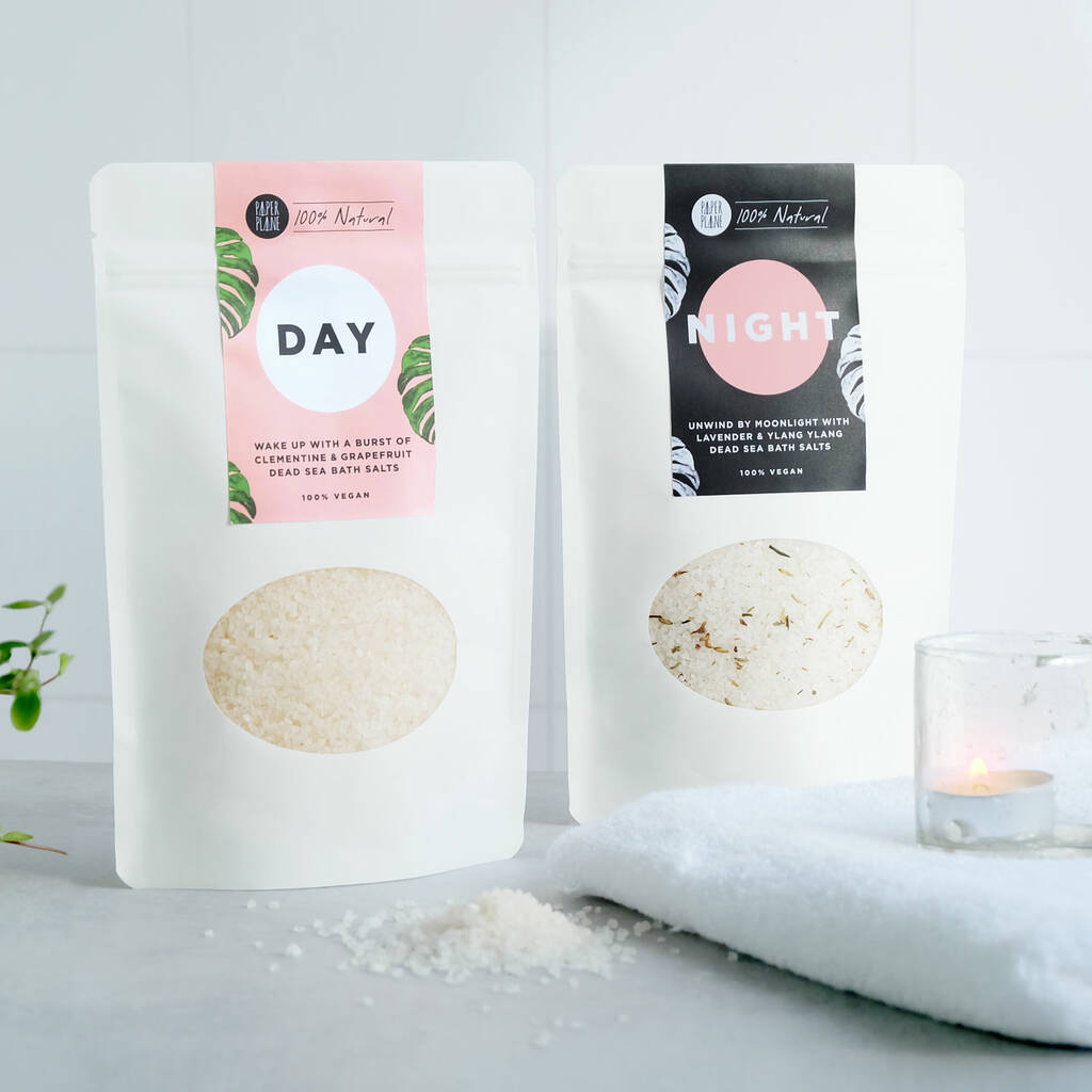 100% Natural Dead Sea Bath Salts Vegan And Plastic Free – Paper Plane