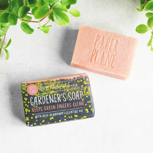 Rose Geranium Gardener's Soap 100% Natural Vegan